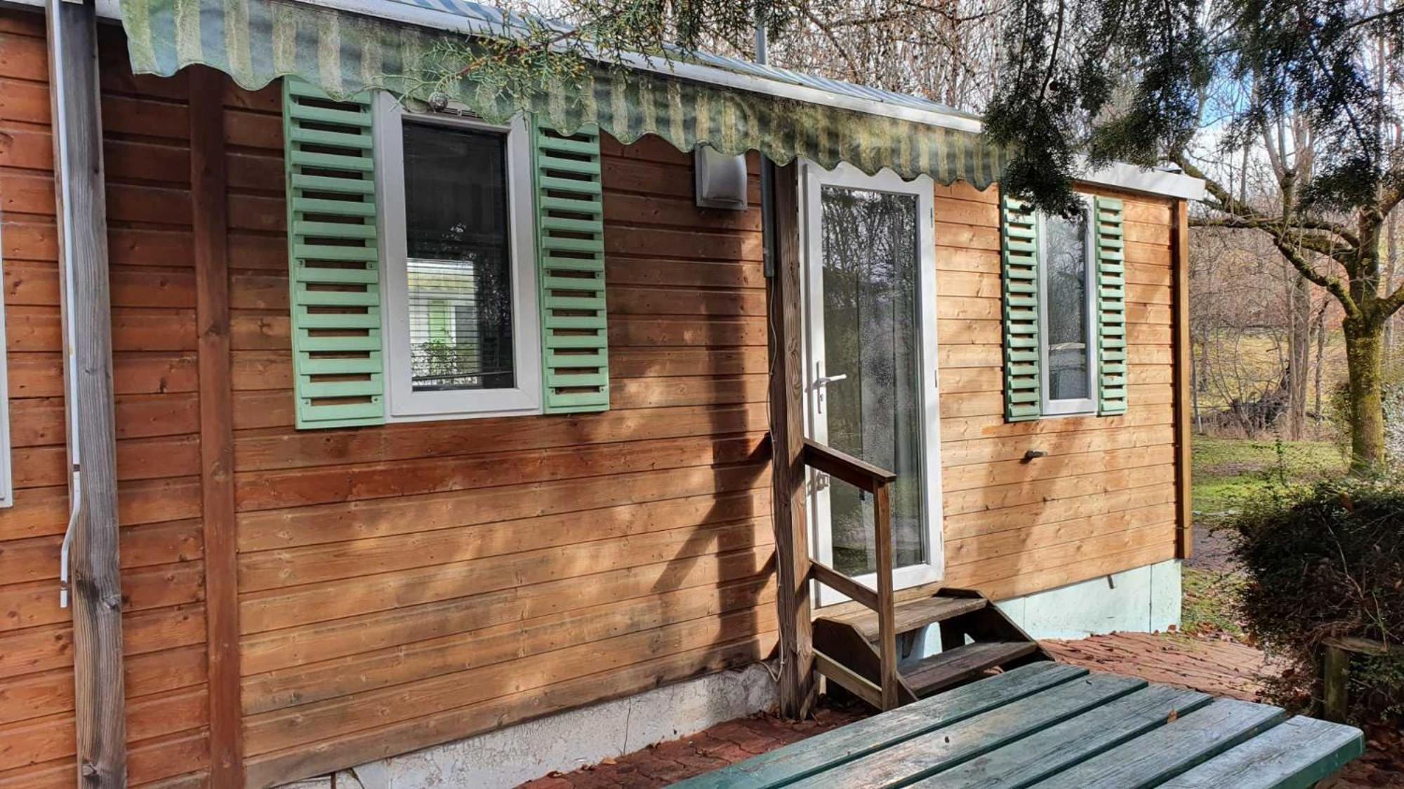 Camping L'Enclave Mobil-Home Estavar Экстерьер фото